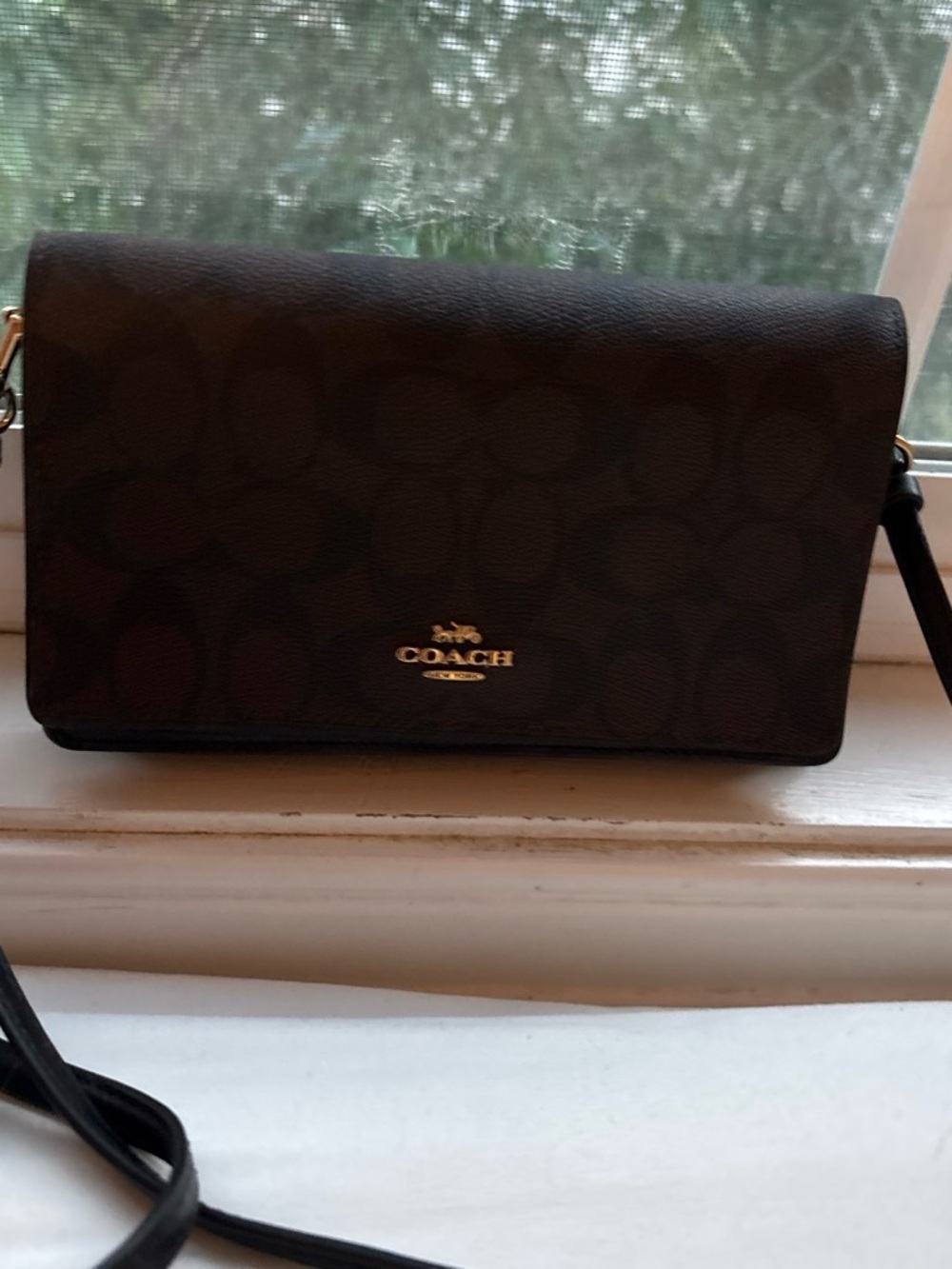 COACH  Signature Crossbody Bag